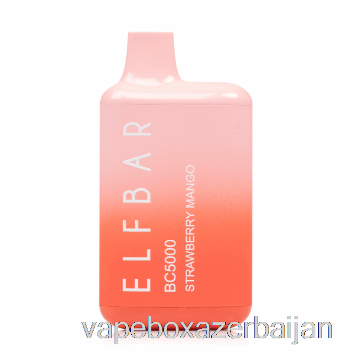 E-Juice Vape BC5000 0% Zero Nicotine Disposable Strawberry Mango